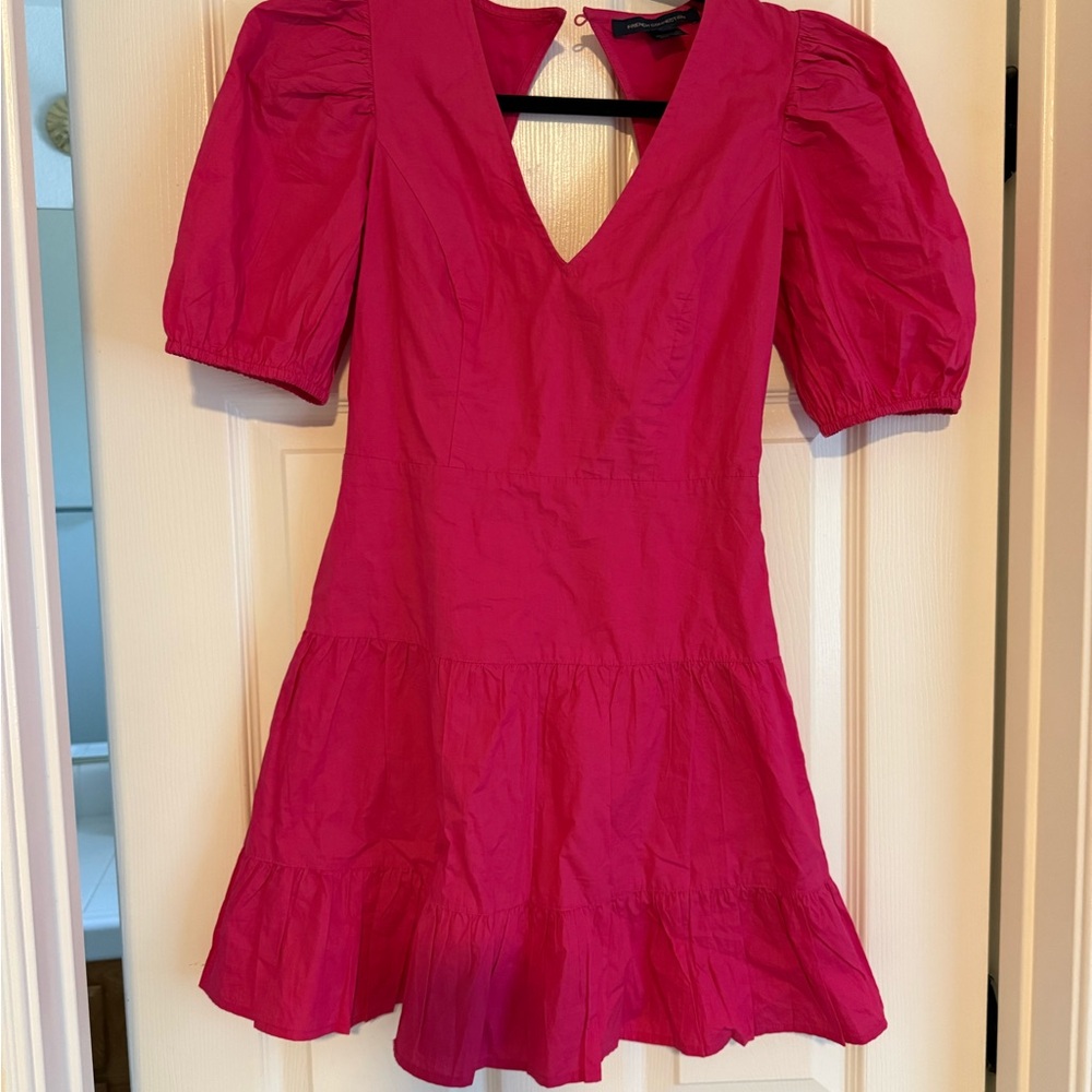 French Connection Bright Pink Dress